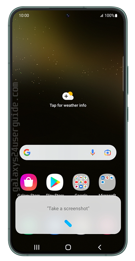 screenshot using bixby command