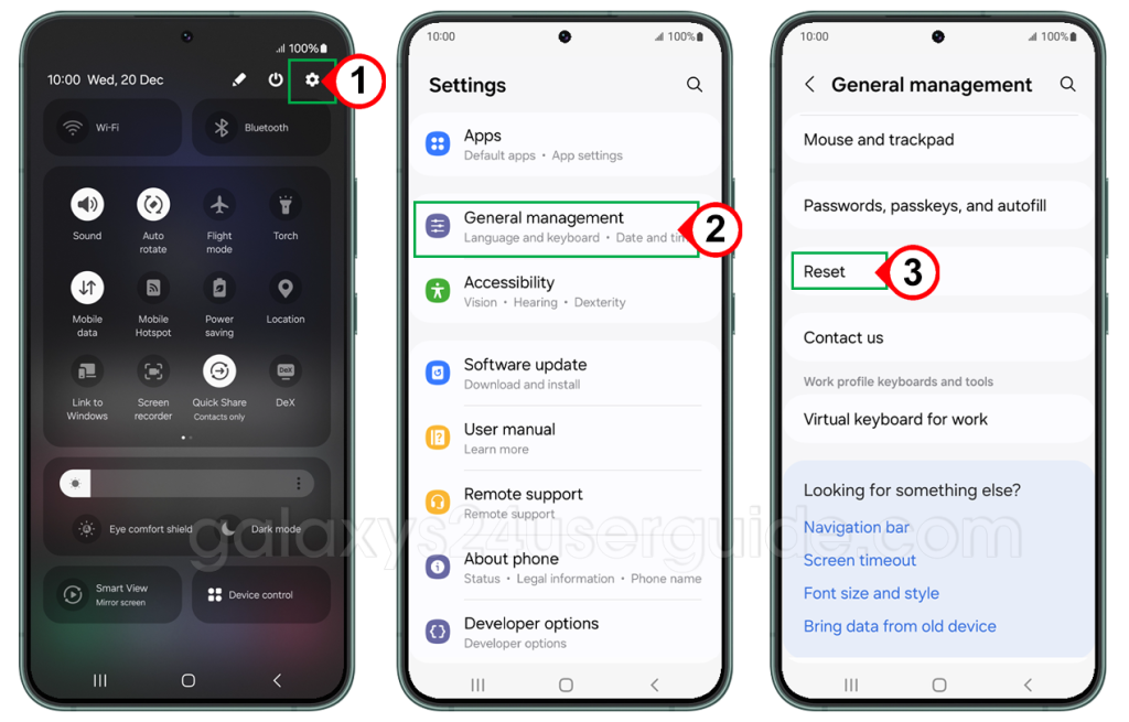 How to Reset Samsung Galaxy S24 to Factory Settings