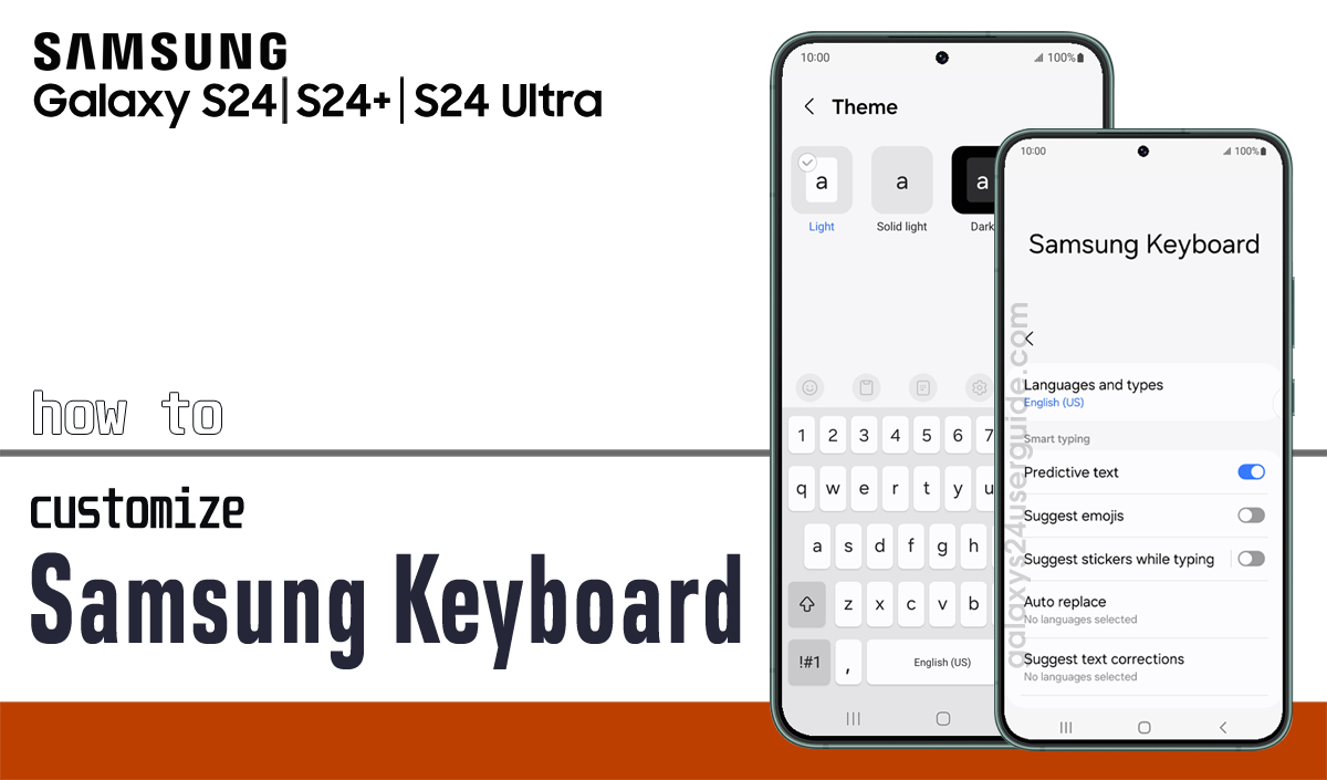 customize samsung keyboard