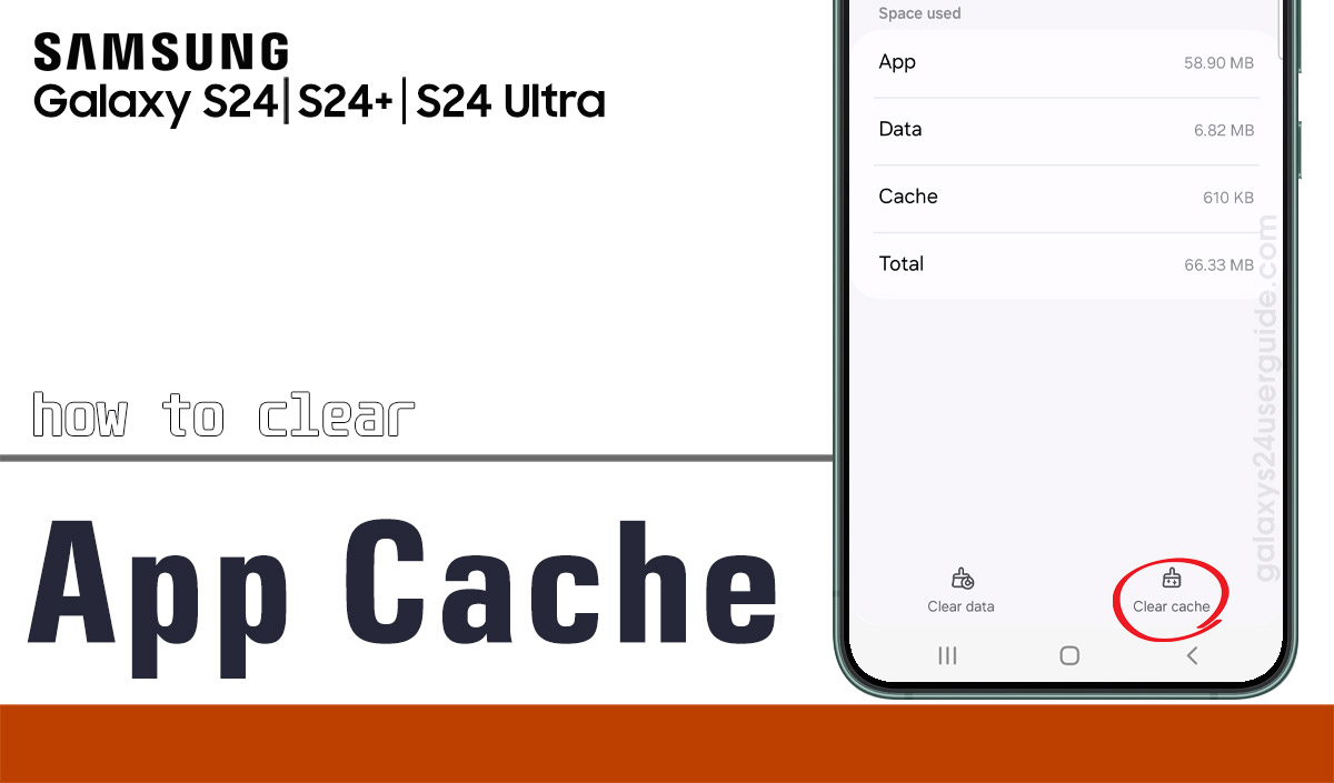 delete app cache on samsung s24